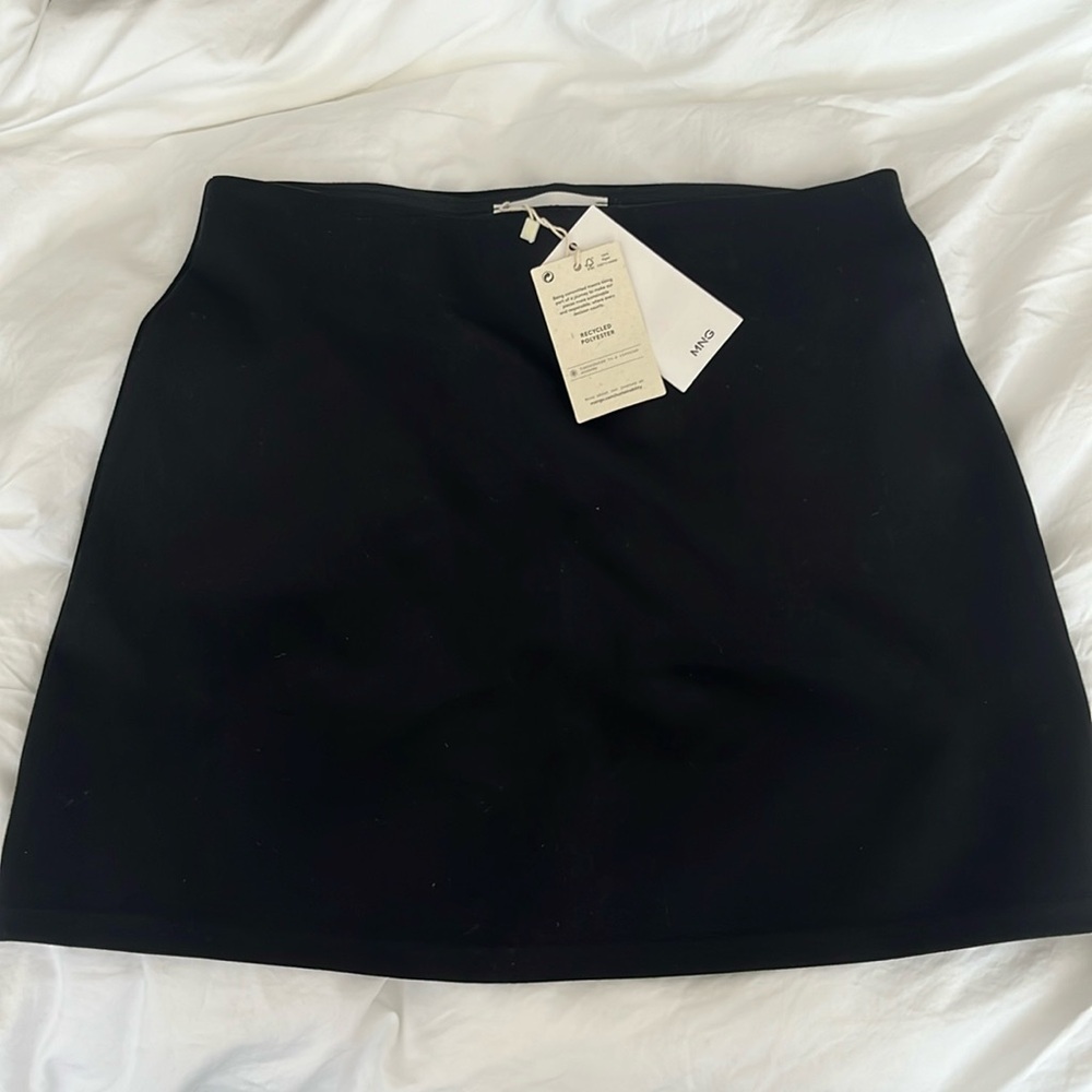 Mango black skirt